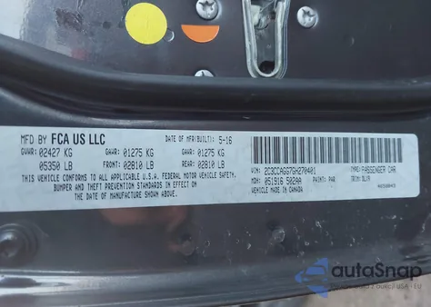 2016 Chrysler 300 300S z USA, uszkodzony, nr VIN 2C3CCAGG7GH270401